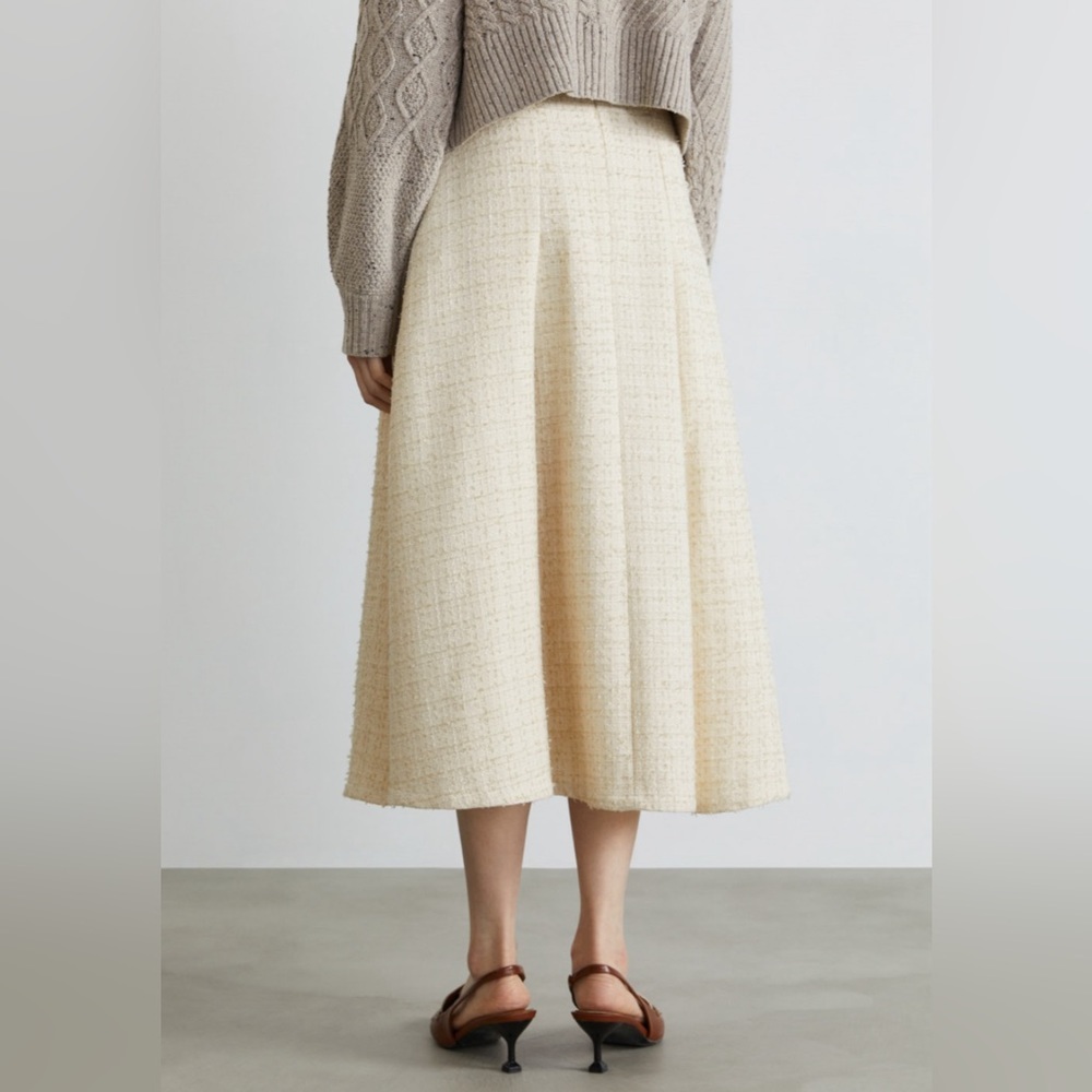 NWT JNFR Tweed Midi Skirt - Picture 2 of 4